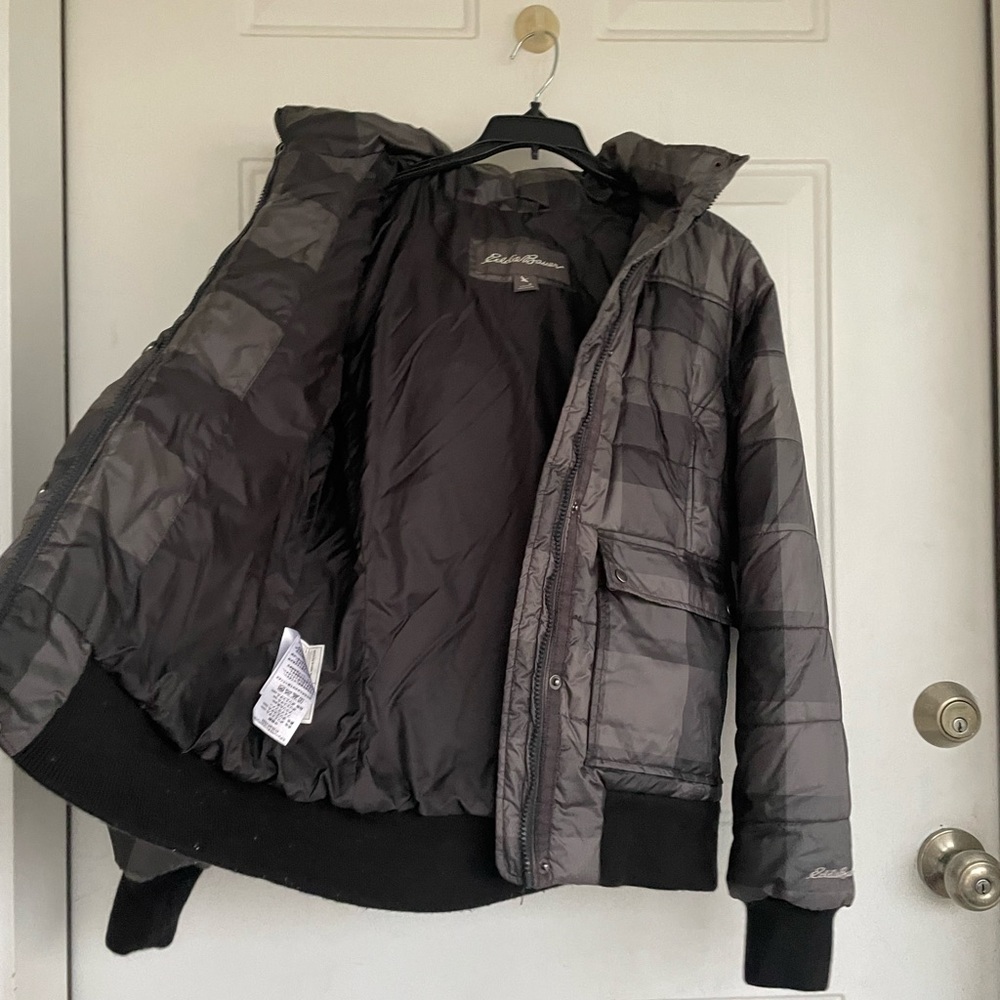 Eddie Bauer Ladies Down Jacket with Faux Fur Hood size S - Picture 4 of 10